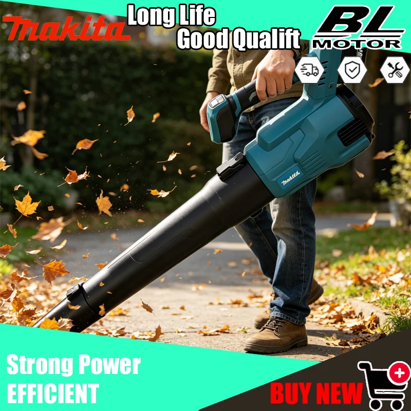 Leaf Blower Cordless - Soprador de Ar Elétrico Portátil Makita