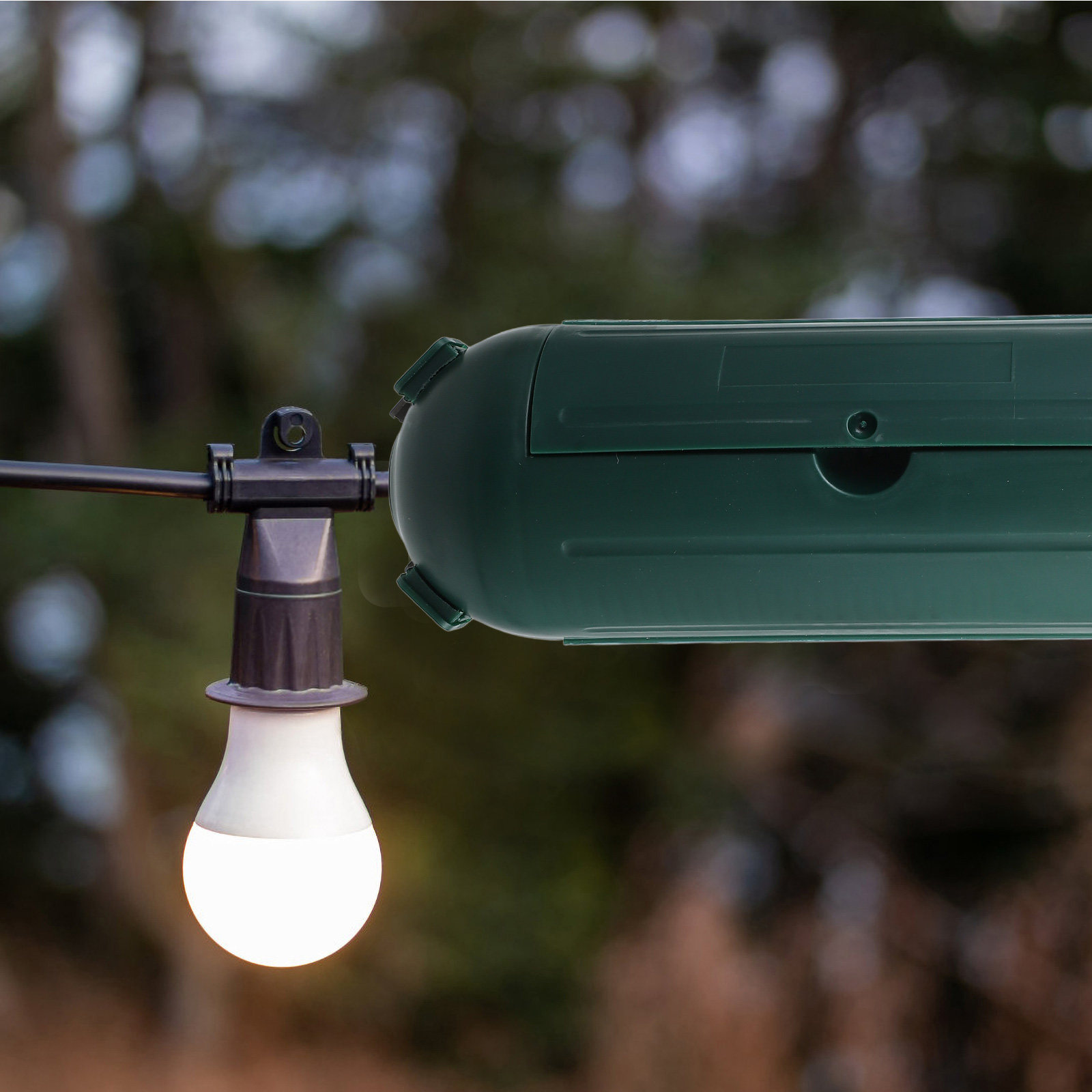 Outdoor Power Strip With Cover - Caixa de Conexão de Segurança para
