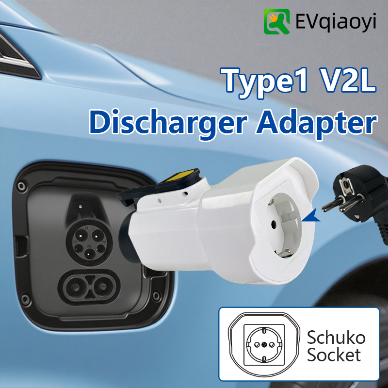 Outdoor Power Plug - Adaptador de descarregador evqiaoyi type1 v2l