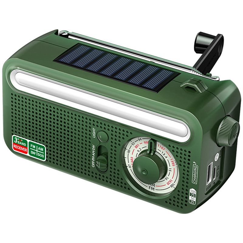 Outdoor Power Deals - Ofertas Imperdíveis: Rádio Meteorológico Solar com