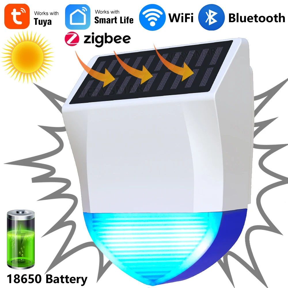 Outdoor Power Source - Tuya inteligente para zigbee/wifi sirene alarme