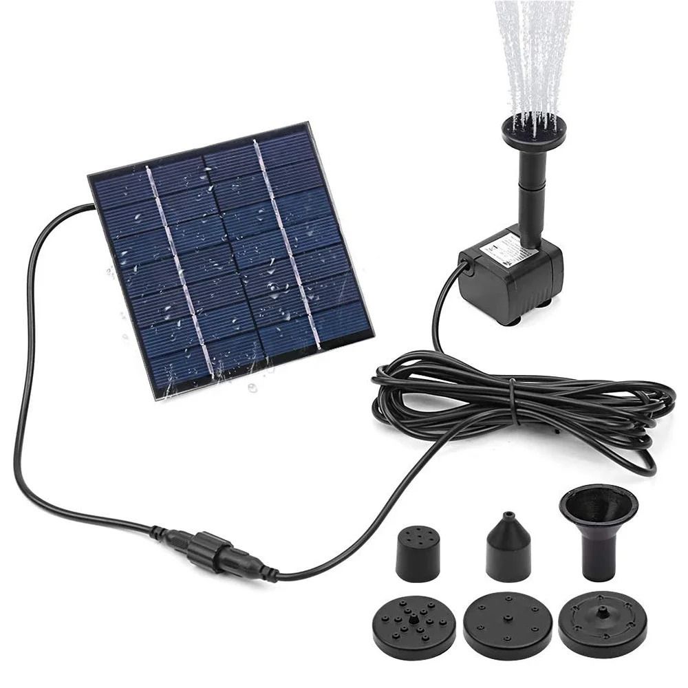 Outdoor Power Source - Mini Solar Fountain Pump, Power Panel