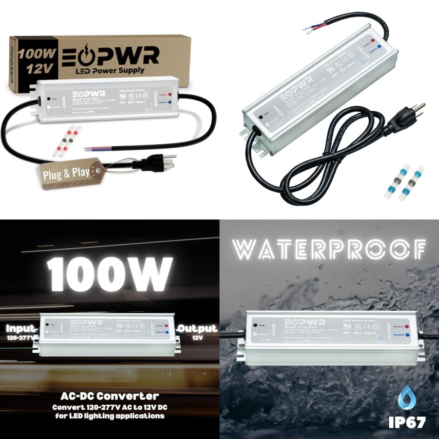 Outdoor Power Plug - Fonte de Alimentação LED à Prova