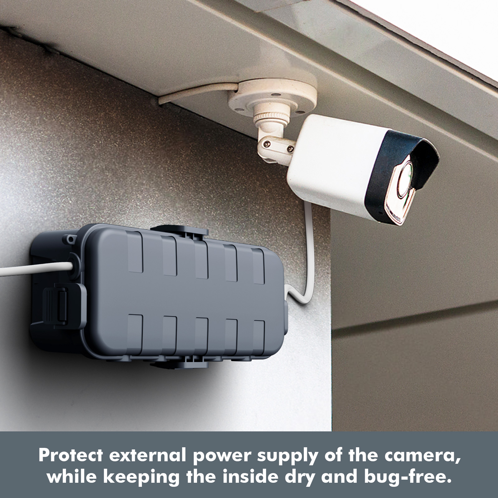 Caixa elétrica externa, capa d - Outdoor Power Strip With Cover avaliação e preço