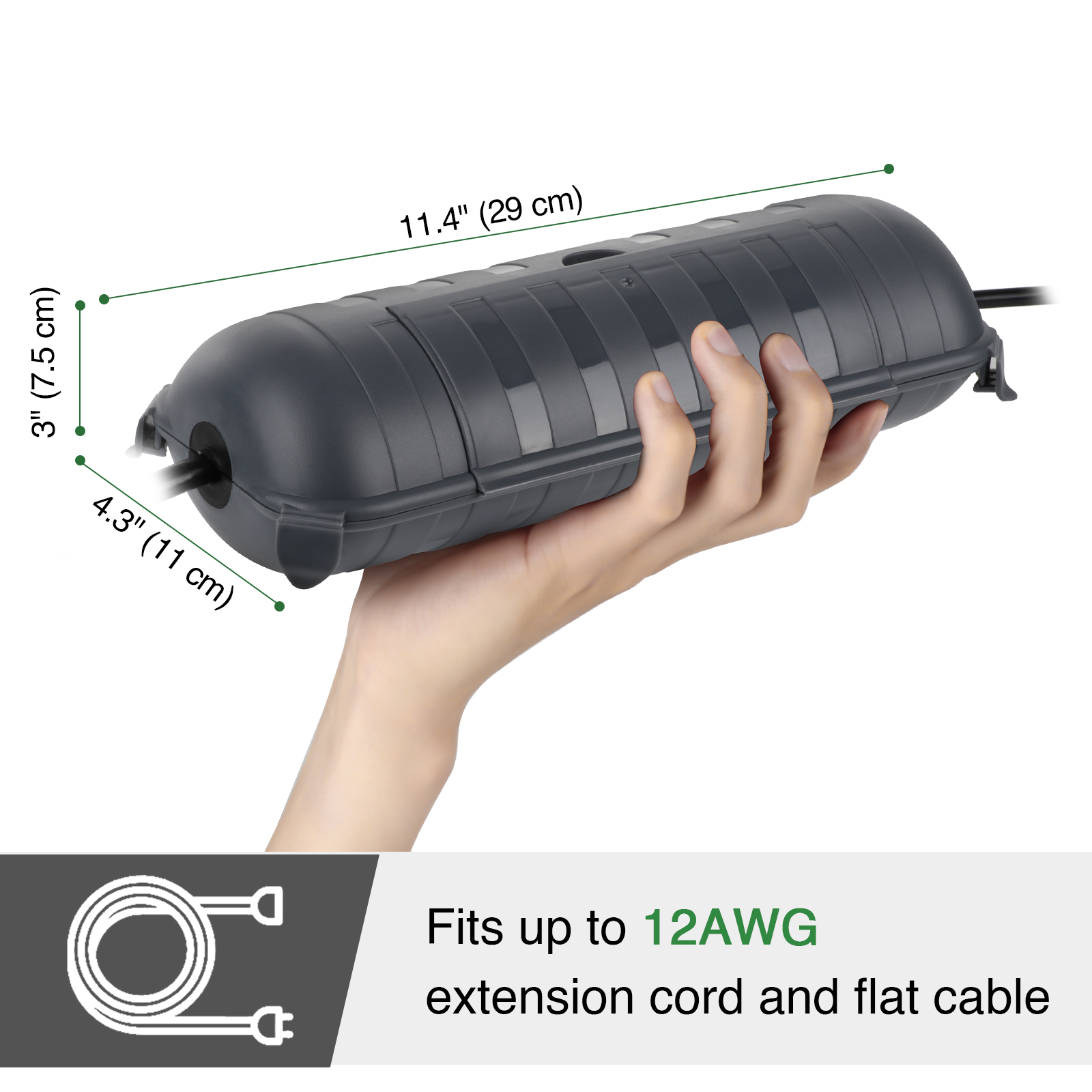 Caixas Elétricas Externas Gran - Outdoor Power Strip With Cover avaliação e preço