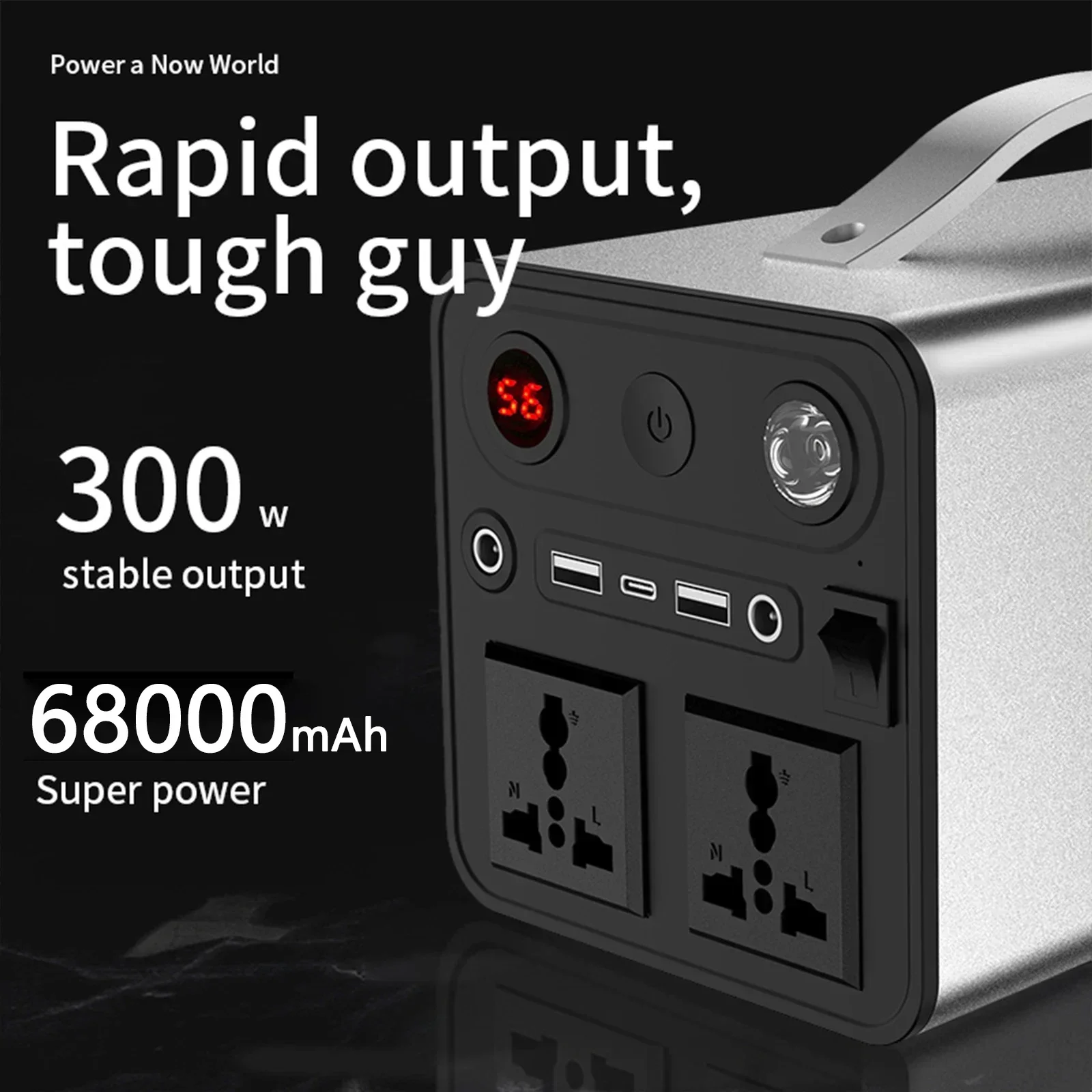 Purfeeld portátil power 68000m - Outdoor Power Source avaliação e preço
