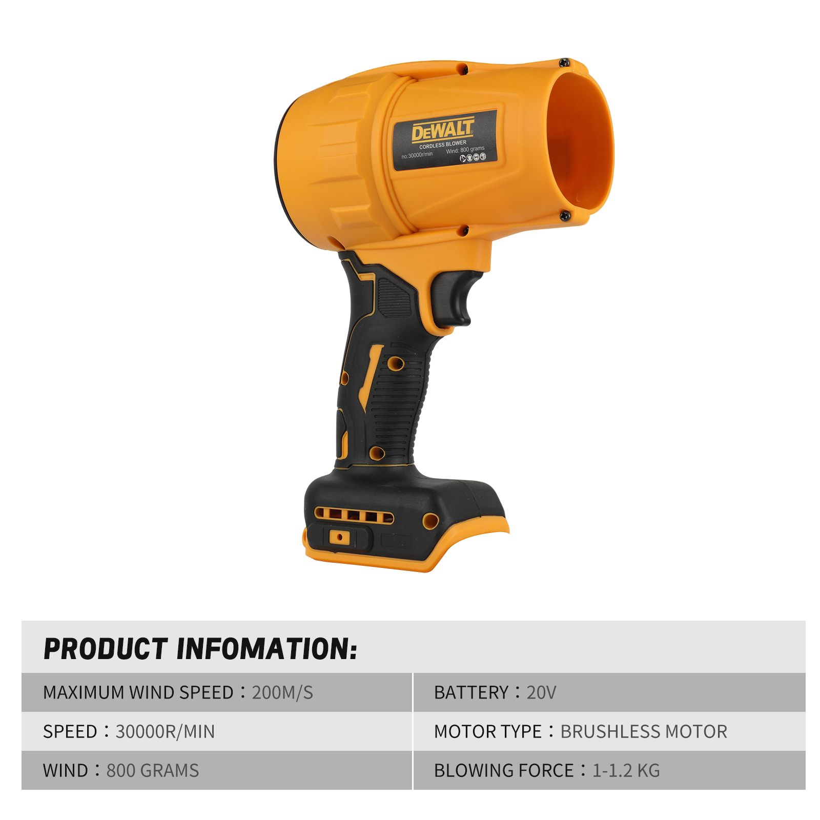 DEWALT D317 20V Soprador de Fo - Leaf Blower Cordless avaliação e preço