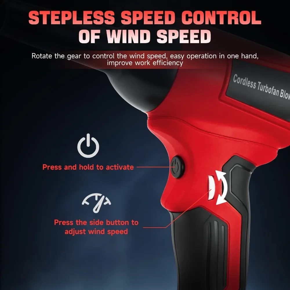 Ventilador turbo elétrico sem  - Leaf Blower Cordless avaliação e preço