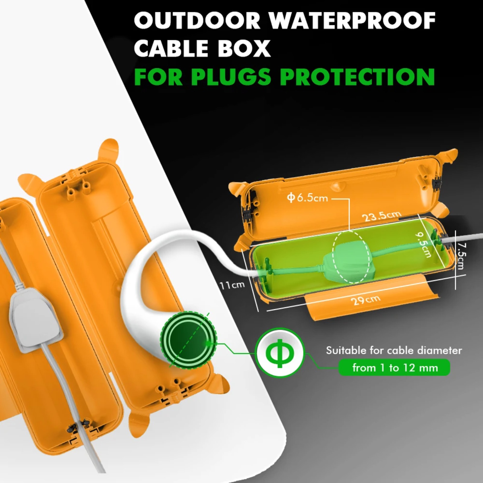 Caixa de Proteção IP44 para Ex - Outdoor Power Strip With Cover avaliação e preço
