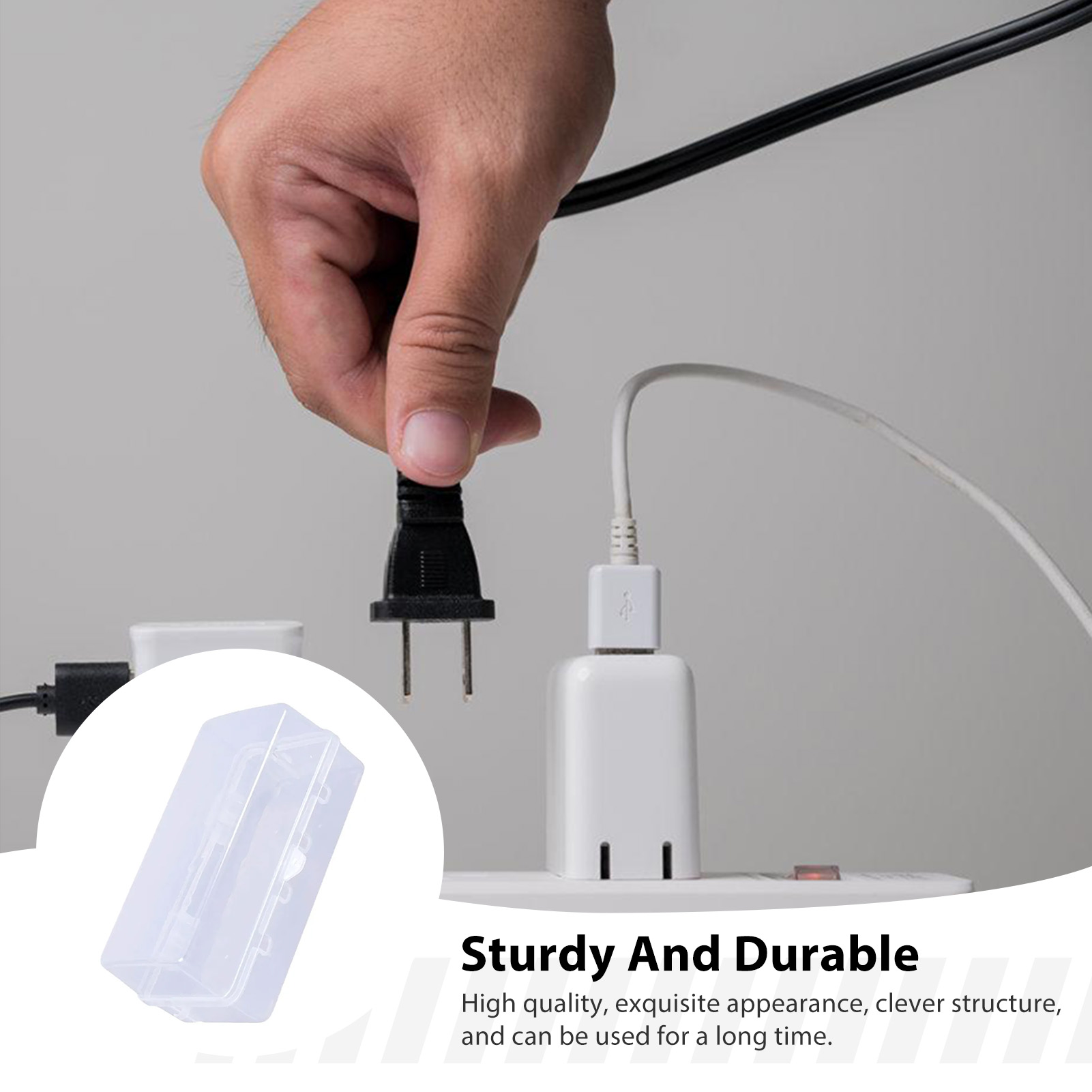 Caixas elétricas à prova d'águ - Outdoor Power Strip With Cover avaliação e preço