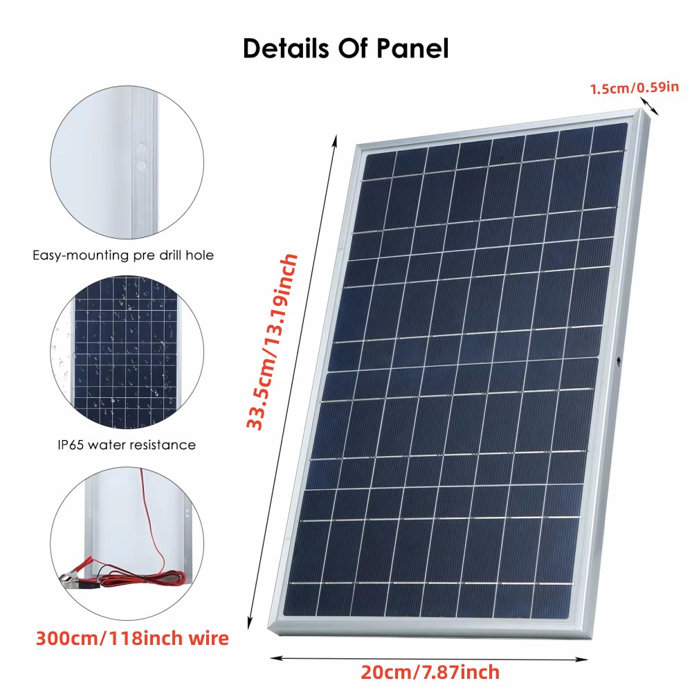 Kit de painel solar 35W comple - Outdoor Power Source avaliação e preço