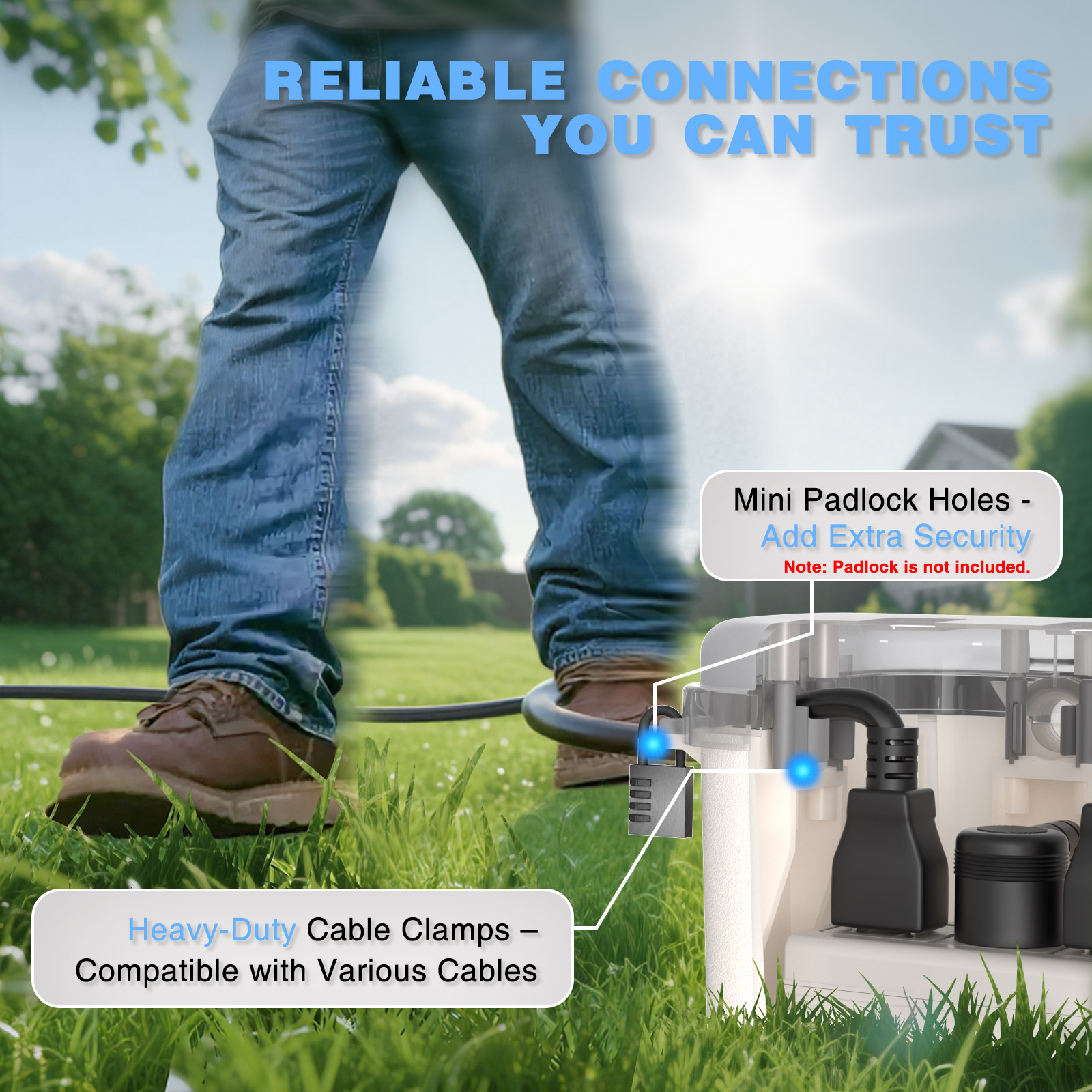 Caixa Elétrica Externa à Prova - Outdoor Power Strip With Cover avaliação e preço