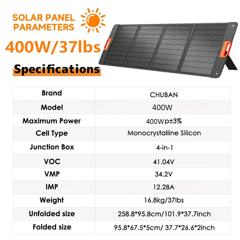 Painel Solar Dobrável de 200W, - Outdoor Power Source avaliação e preço