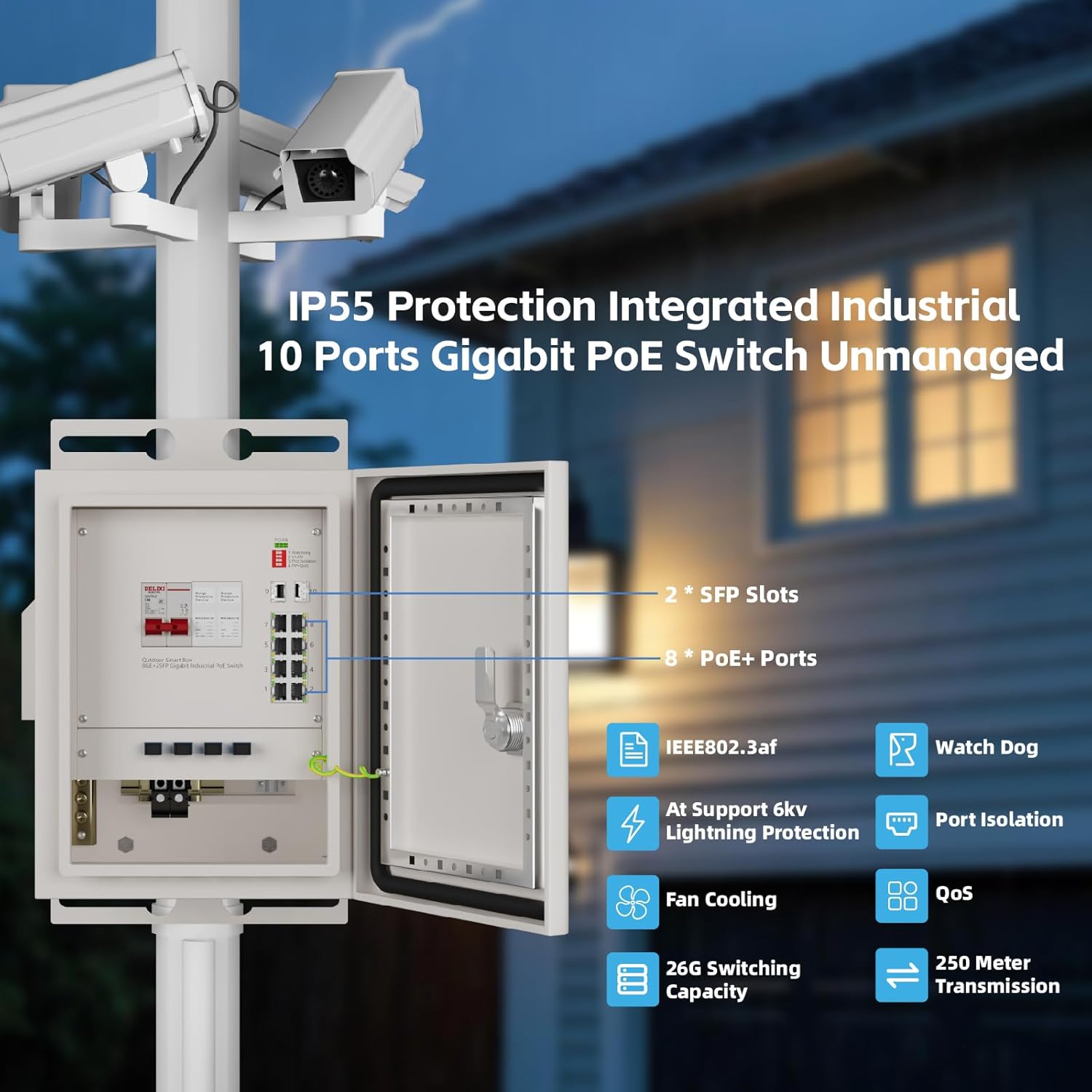 Keeplink caixa de rede intelig - Outdoor Power And Equipment avaliação e preço