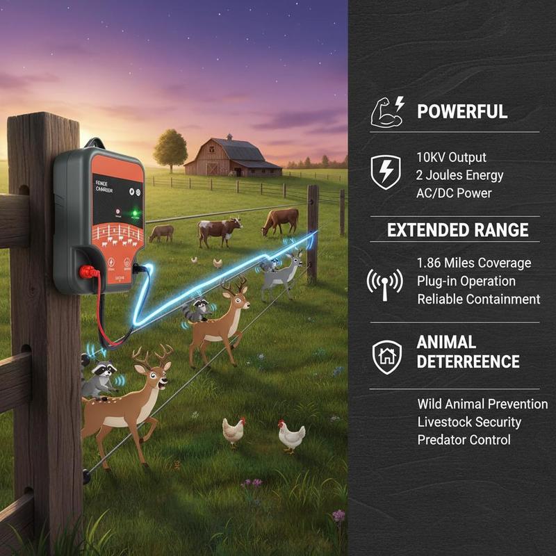 Eletrificador de Animais 10kV  - Outdoor Power Plug avaliação e preço